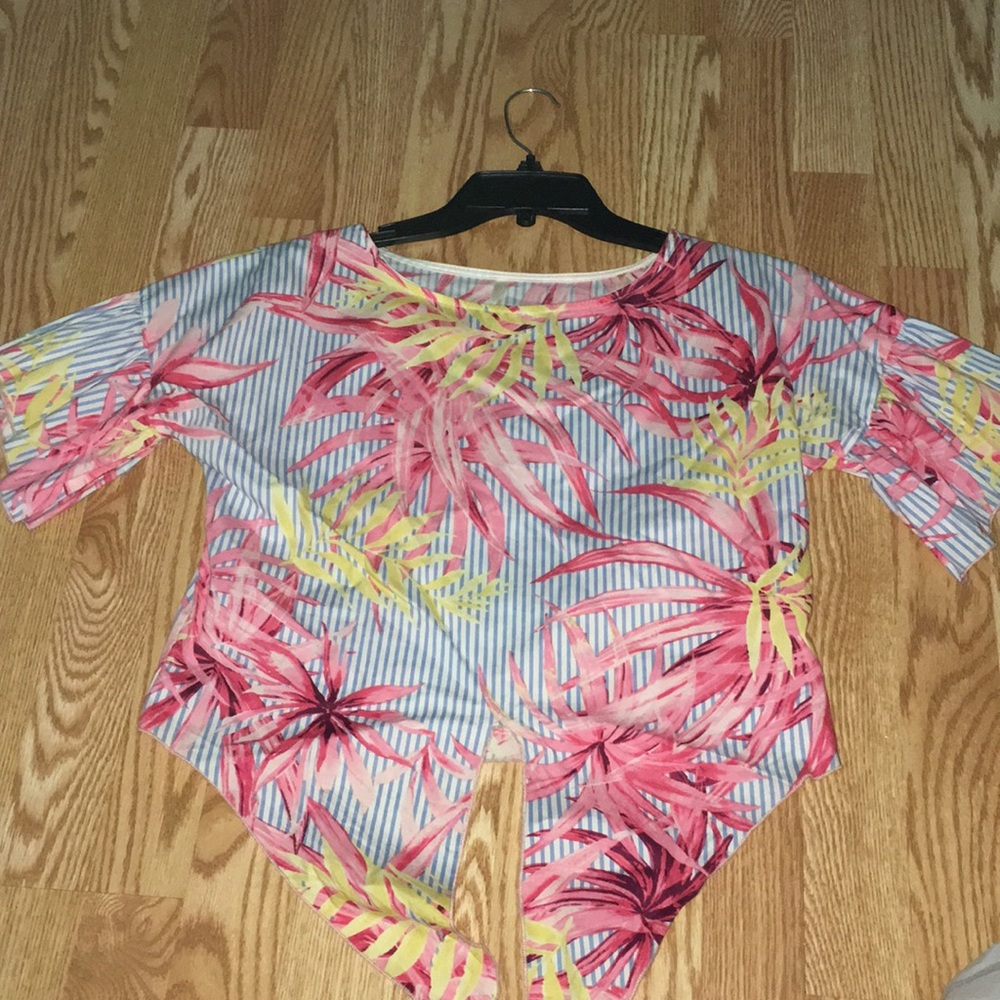 Floral crop top